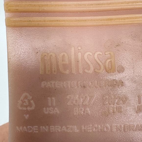 Mel Dreamed by Melissa Flox Sandals‎ Beige Size 11 - Picture 11 of 11